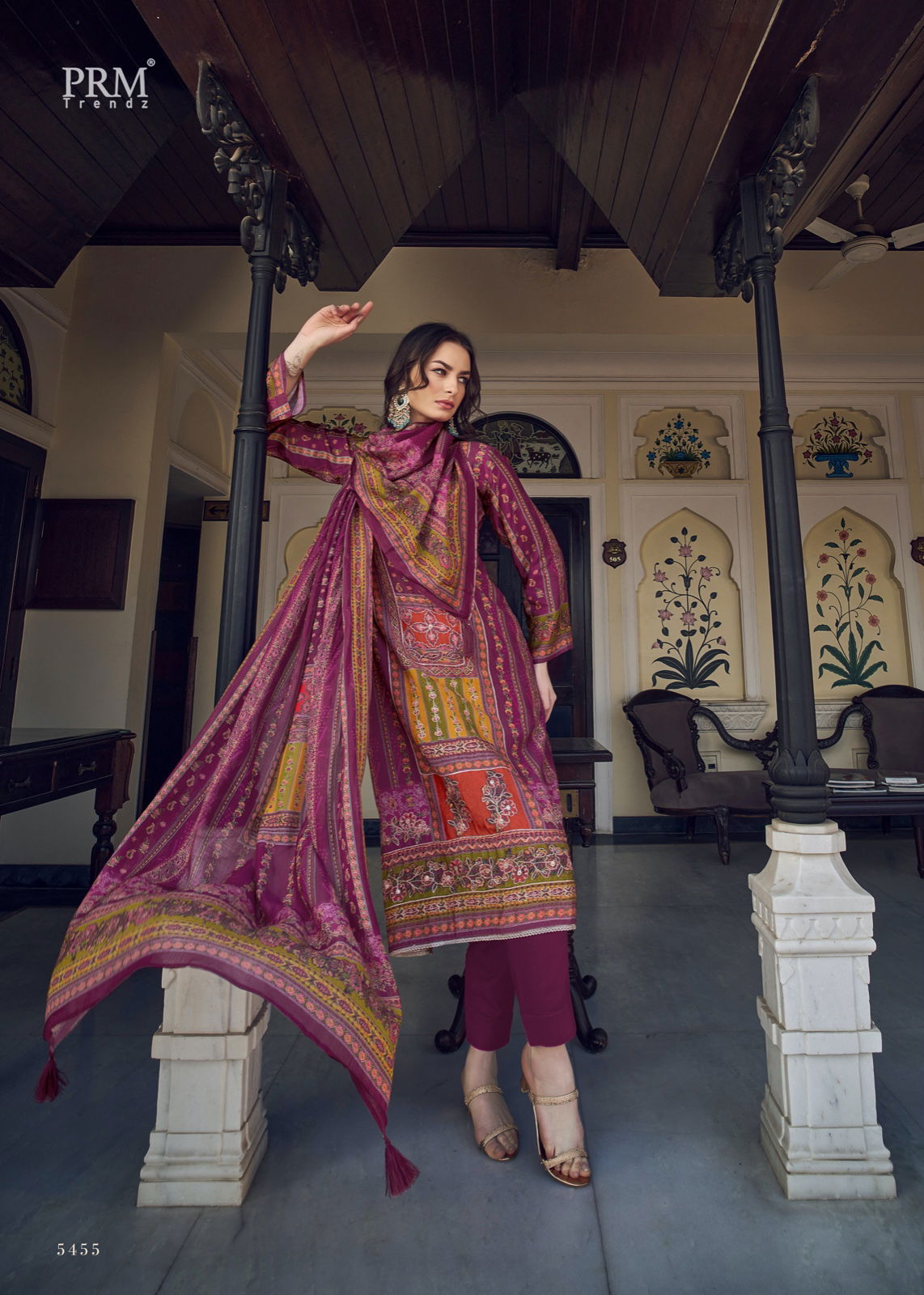 Ozara By Prm Printed Dress Material Wholesale Clothing Distributors In India